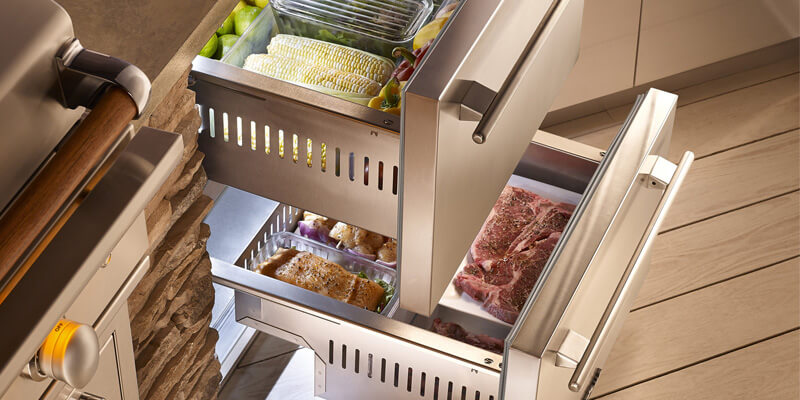 True Refrigeration Drawers - Available at BBQ Concepts of Las Vegas, Nevada